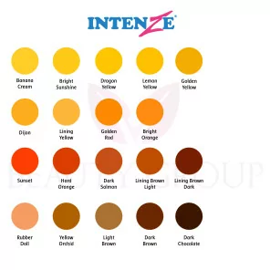 Intenze (Gelb - Orange - Braun) Farbtöne Pigmente 30ml.
