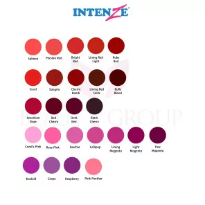 Intenze Pigments | Rot- und Pinktöne