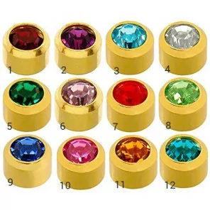 Caflon® sterile colorful earrings (Gold)