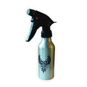 Aluminum bottle with hose sprayer (Silver)