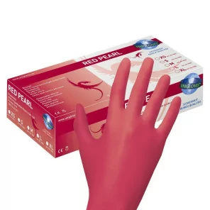 PEARL Перламутровые перчатки (XS - S - M) (RED PEAR)