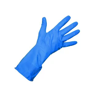 ALLSAFE промышленные латексные перчатки (M-L) (синий) (1 пара)