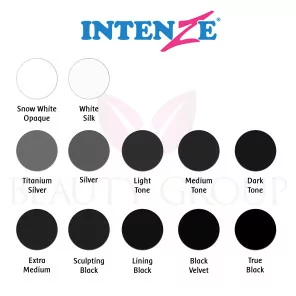 Intenze (weiß - silber - schwarz) Farbtöne Pigmente