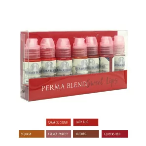Perma Blend Sweet Lip Collection Set 15 ml. (7 Stk.)