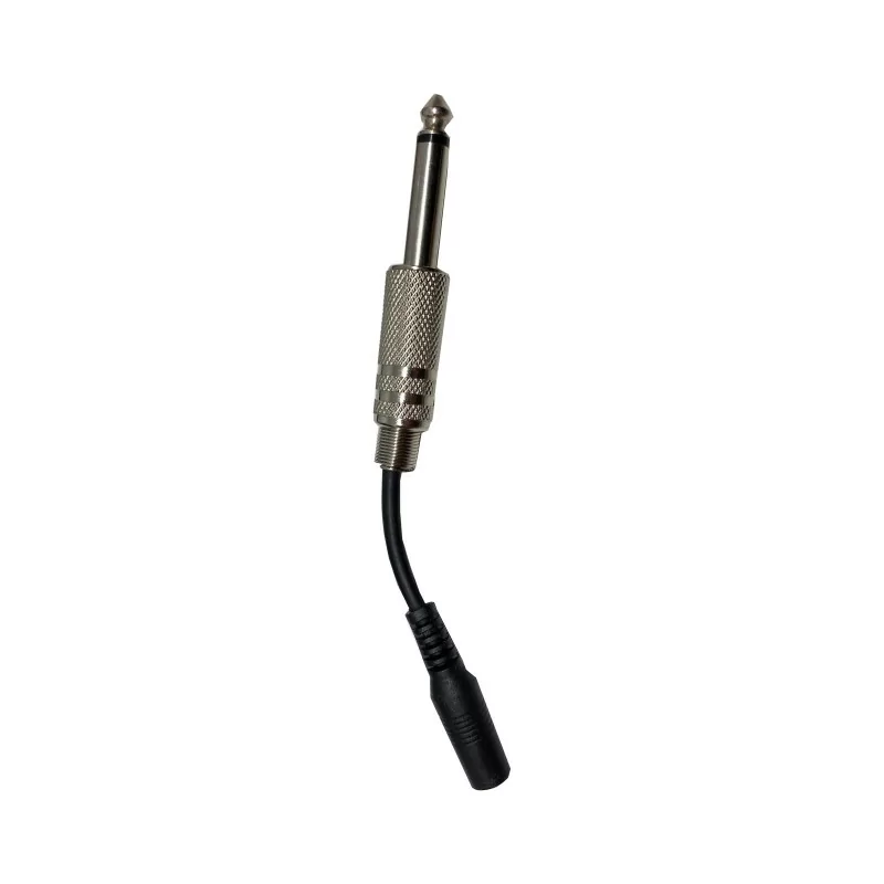 Adapterkabel für Tatoo- und PMU-Maschinen, Klinke 3,5 mm auf 6,3 mm