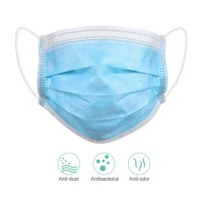 Disposable Face Masks - 3 layers blue (20pcs.)