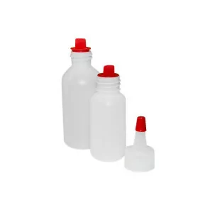 Бутылка пластиковая - с двумя крышками (30 - 60мл.) 1шт.