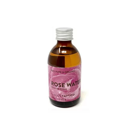 Aloe-Rosenwasser, 100 % rein und biologisch, 250 ml.