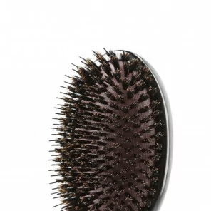 LUSSONI Ovale Haarbürste aus Holz