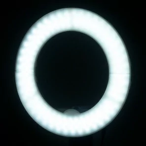 LED кольцевой светильник 10" 8W с держателем для телефона