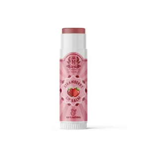 Skin Monarch Erdbeer-Lippenbalsam, 100 % natürlich