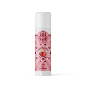 Skin Monarch Erdbeer-Lippenbalsam, 100 % natürlich