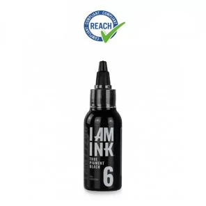 I Am Ink First Generation 6 True Pigment Black (50ml/100ml) REACH 2022 Approved
