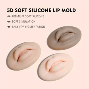 5D Mīkstas silikona lūpu formas