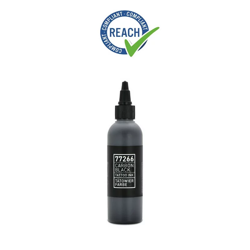 Carbon Black Tattoo Ink Filler 13 Pigments (100ml) REACH 2022 Approved