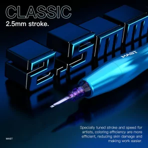 Mast P20 Беспроводная машина для татуировки и PMU (серебристый/розовый/фиолетовый)