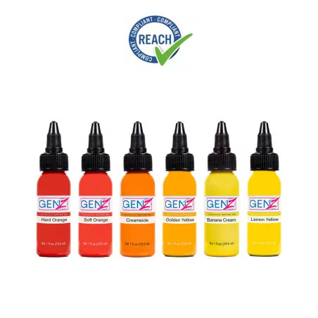 Intenze Gelb-/Orange-Farbpigmente (30 ml) REACH 2022-zugelassen