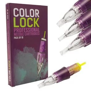 Color Lock RoundTip Tetovēšanas un PMU kārtridži (1gab)