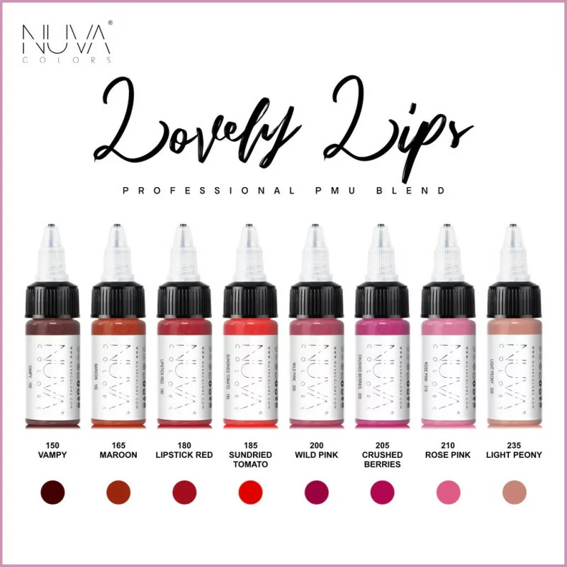 Nuva Colors Lovely Lips komplekts (8x15ml) Reach Approved