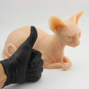 Tätowierbare Sphynx-Katze aus Silikon