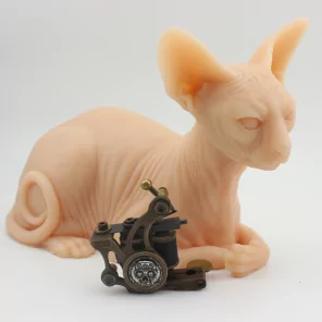 Tätowierbare Sphynx-Katze aus Silikon